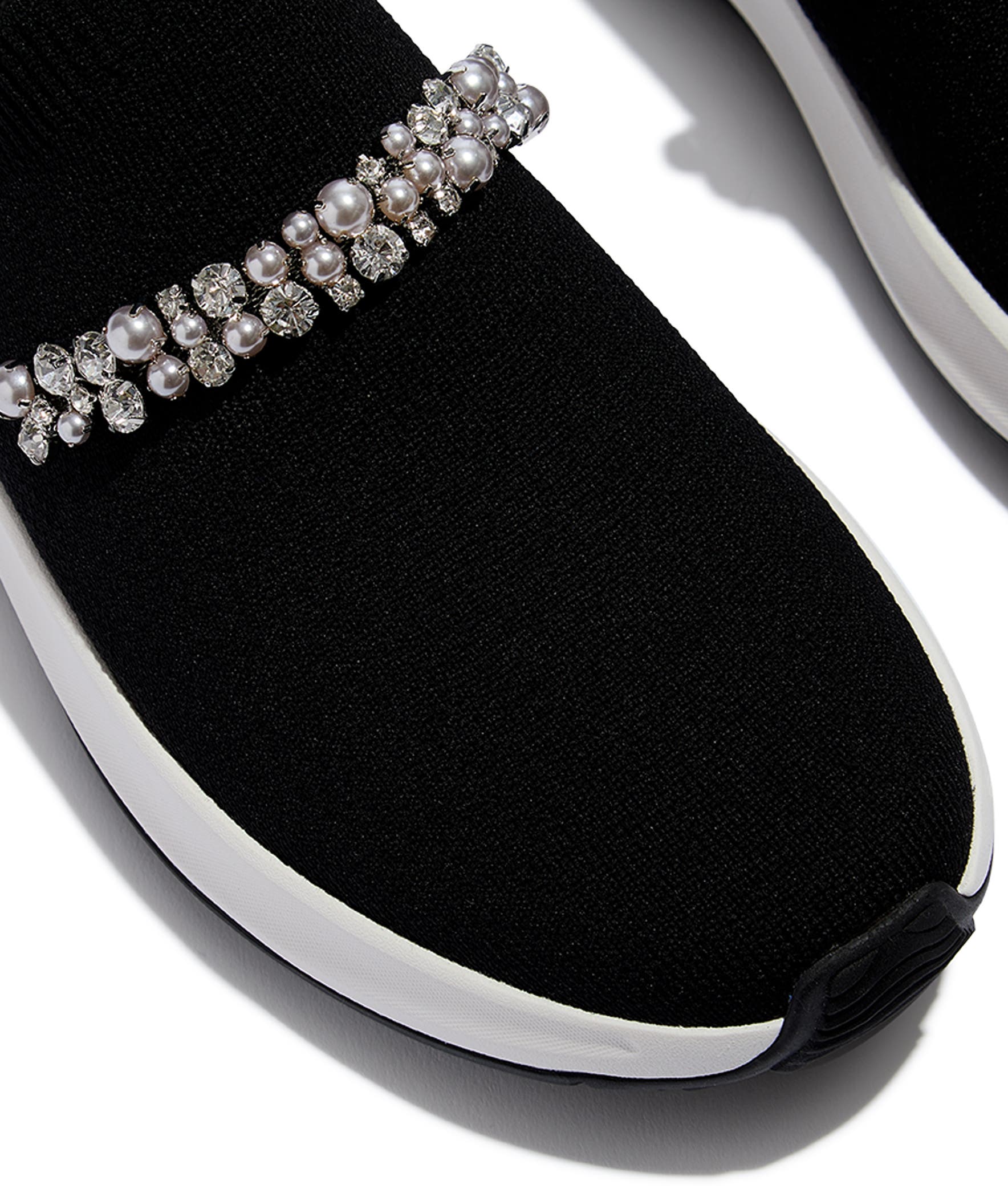 F Mode Flow Pearls Sneakers, Alternate, color, Black