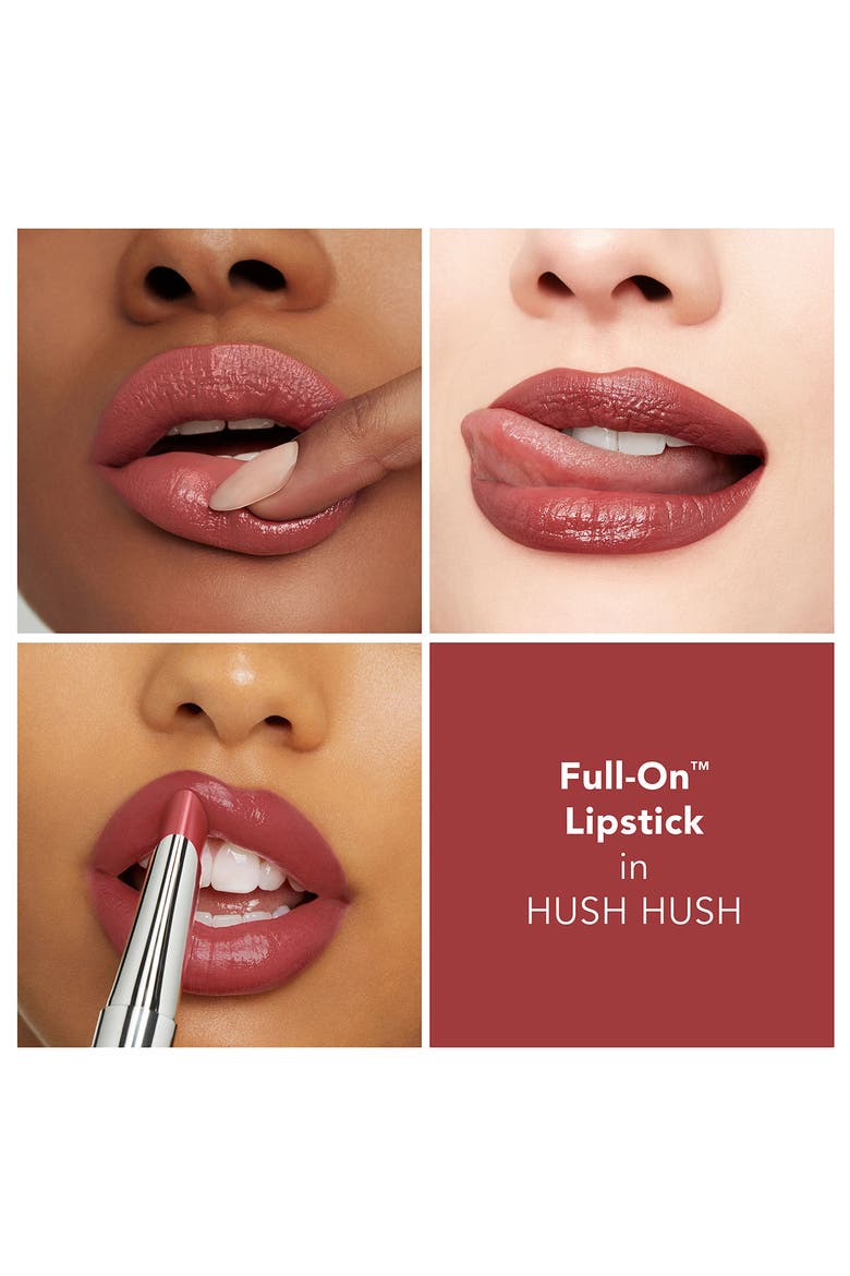 Full-On™ Satin Lipstick, Alternate, color, HUSH HUSH