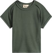 TENLY Kids' Rib Cap Sleeve T-Shirt