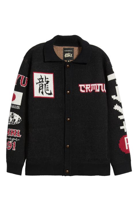x Street Fighter II Ryu Cardigan