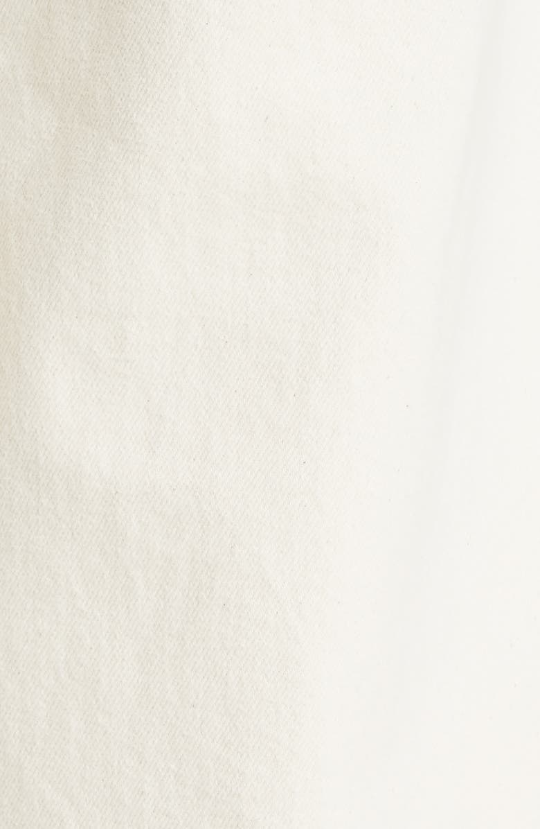 THE GREAT. The Seafair Crop Raw Hem Wide Leg Jeans, Alternate, color, Stone