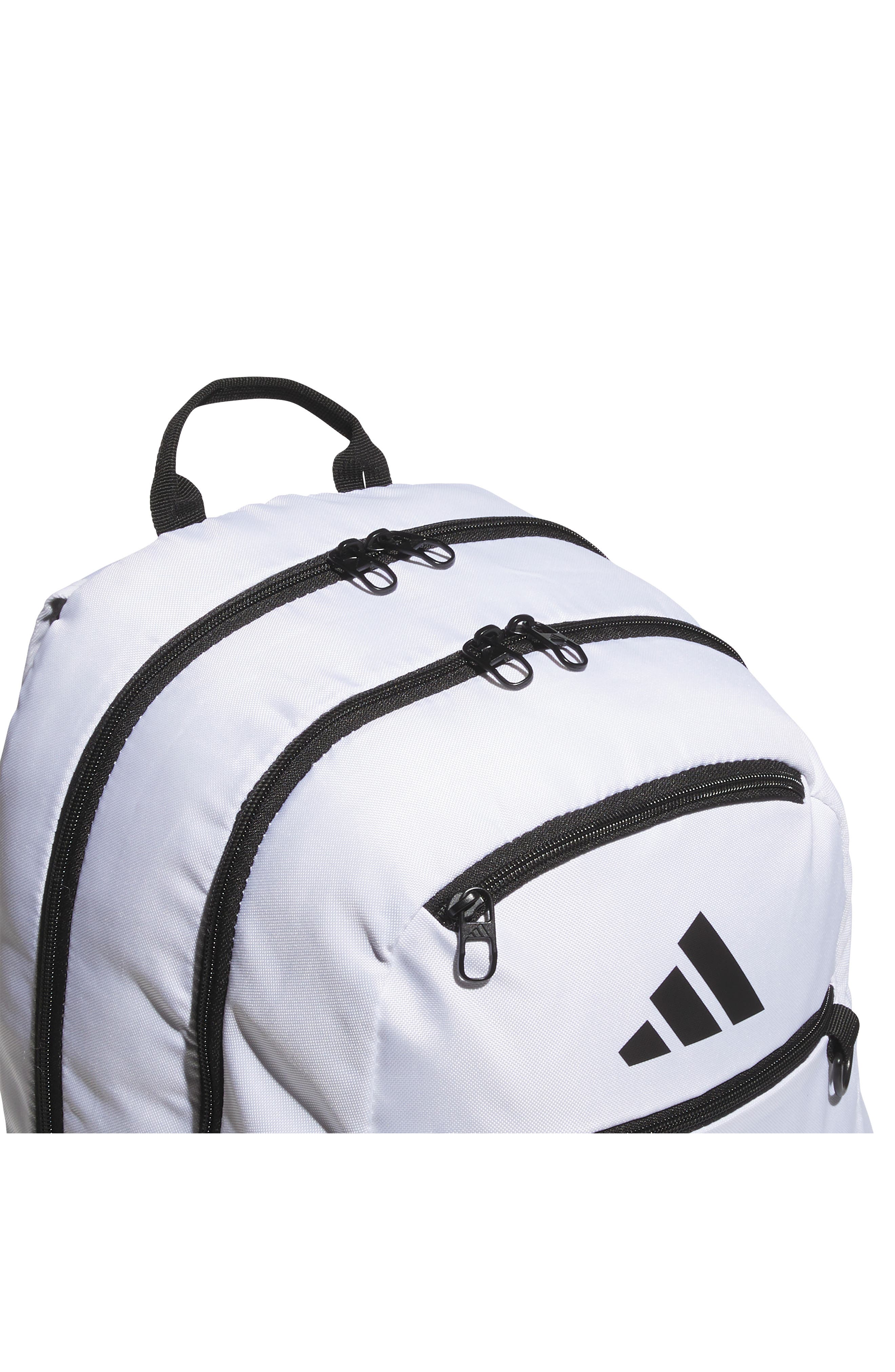 adidas Kids' Striker 3 Backpack, Alternate, color, White / Black