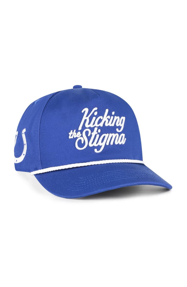 '47 Men's '47 Royal Indianapolis Colts Kicking The Stigma Hitch Adjustable Hat, Main, color, Royal