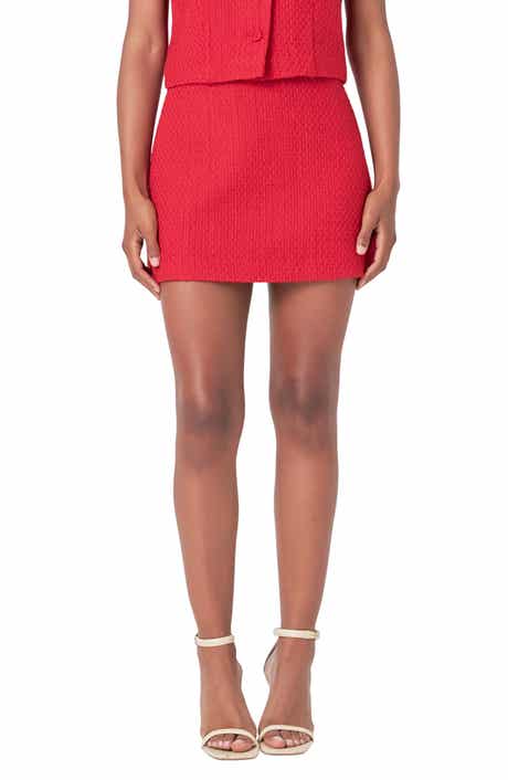 Tweed Miniskirt