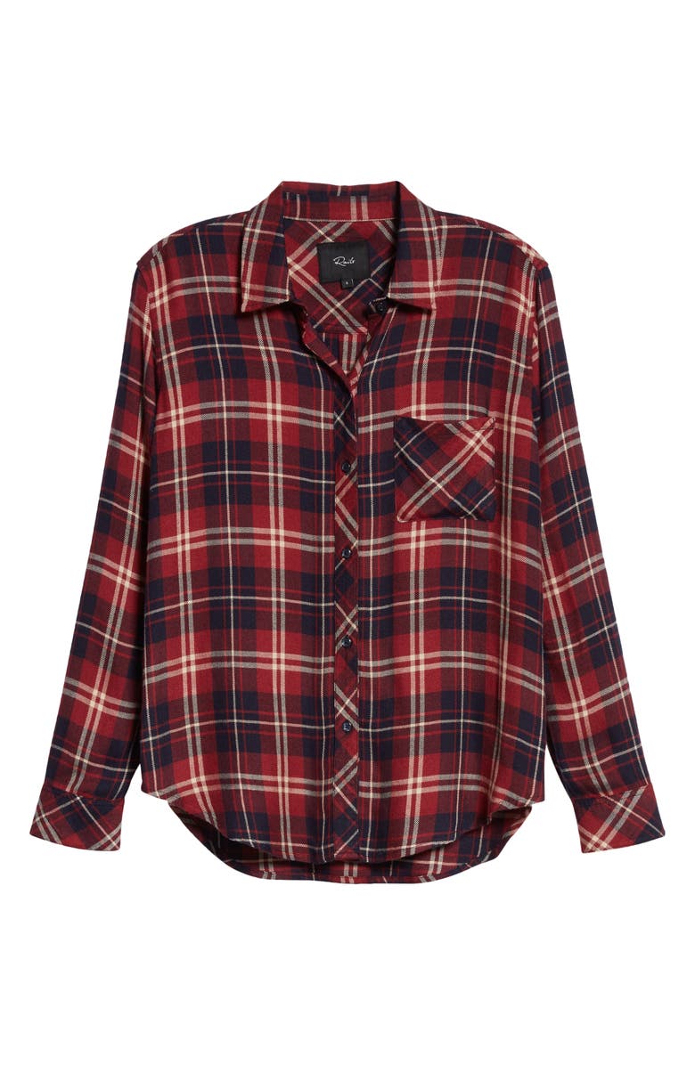 Rails Hunter Plaid Long Sleeve Flannel Shirt, Alternate, color, 