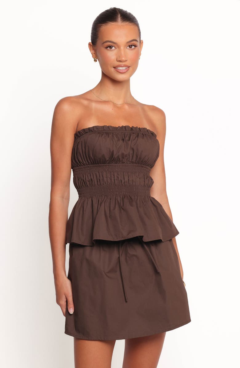 Petal & Pup Luna Two-Piece Strapless Dress, Alternate, color, 