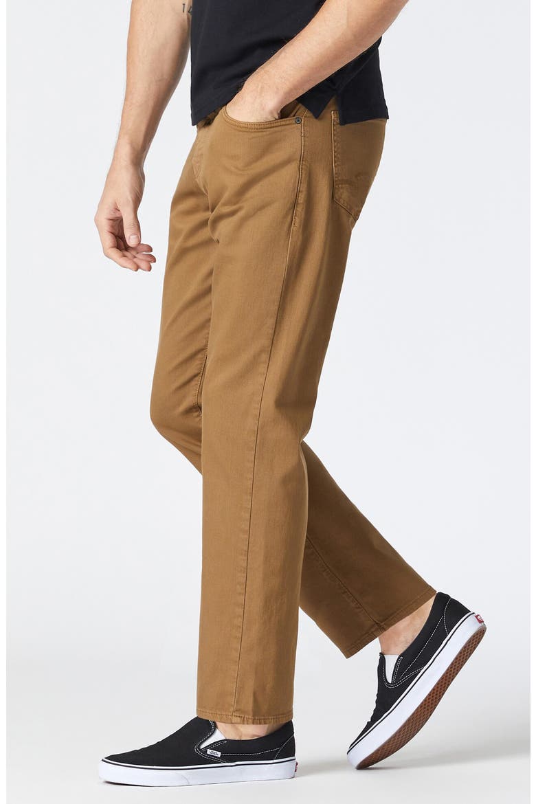 Matt Relaxed Straight Fit Jeans, Alternate, color, MOCCA