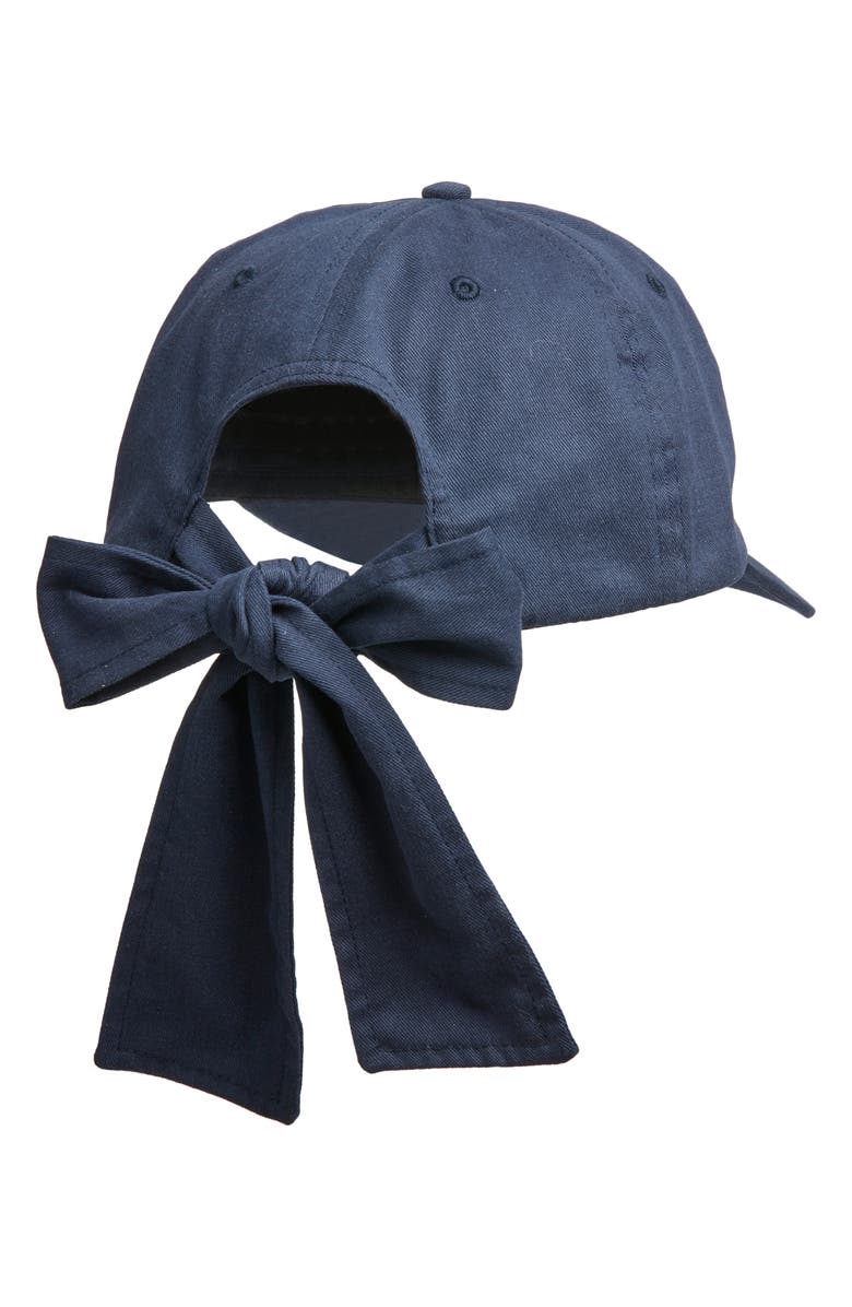 Noah Bow 6-Panel Logo Embroidered Baseball Cap, Alternate, color, Navy