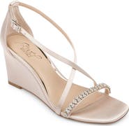 Jewel Badgley Mischka Adelynn Wedge Sandal