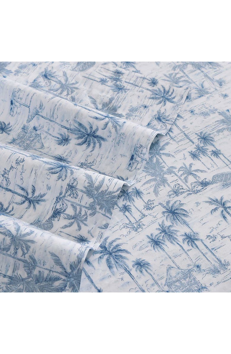 Tommy Bahama Surfside Cotton Percale Sheet Set, Alternate, color, Blue