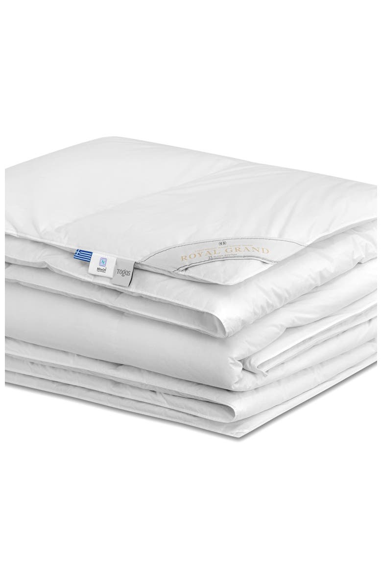 Royal Grand goose down comforter, Alternate, color, White