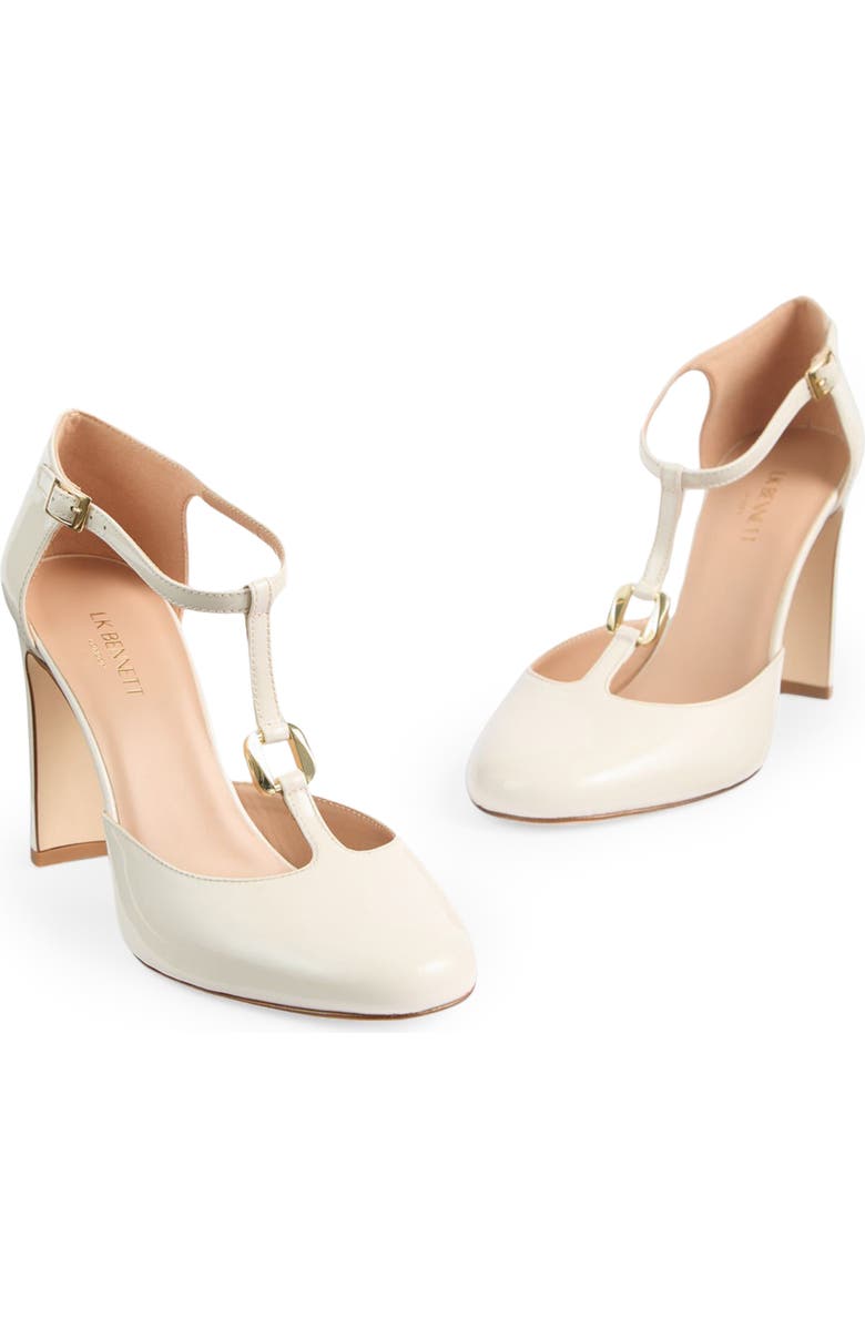 LK Bennett Almina T-Strap Pump, Alternate, color, Ecru