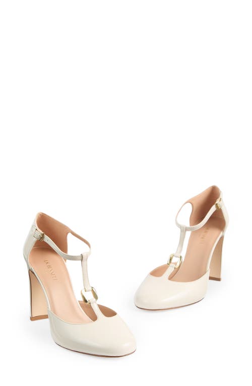 Lk Bennett Almina T-strap Pump In White