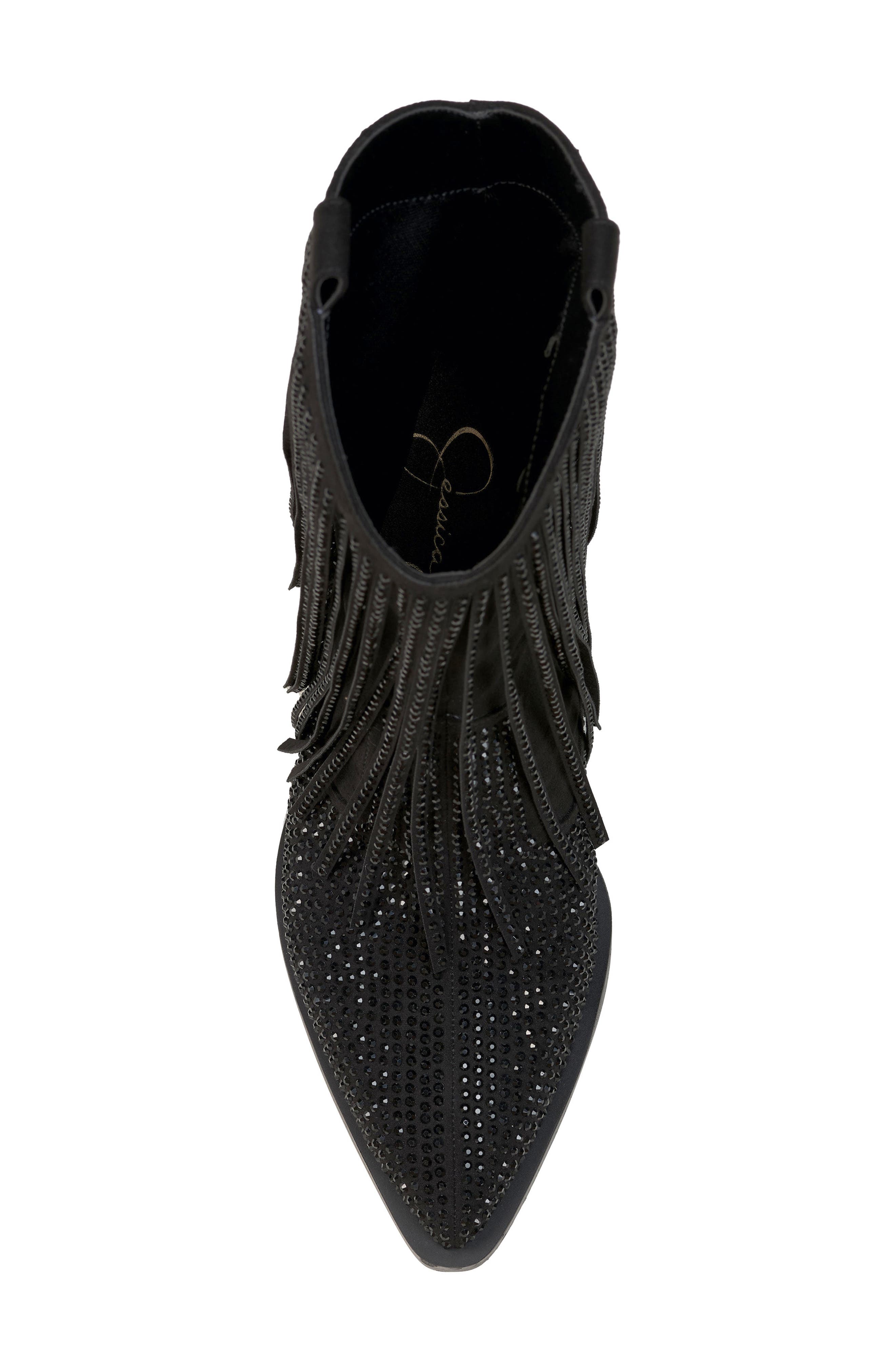 Jessica Simpson Paredisa Fringe Western Boot, Alternate, color, 