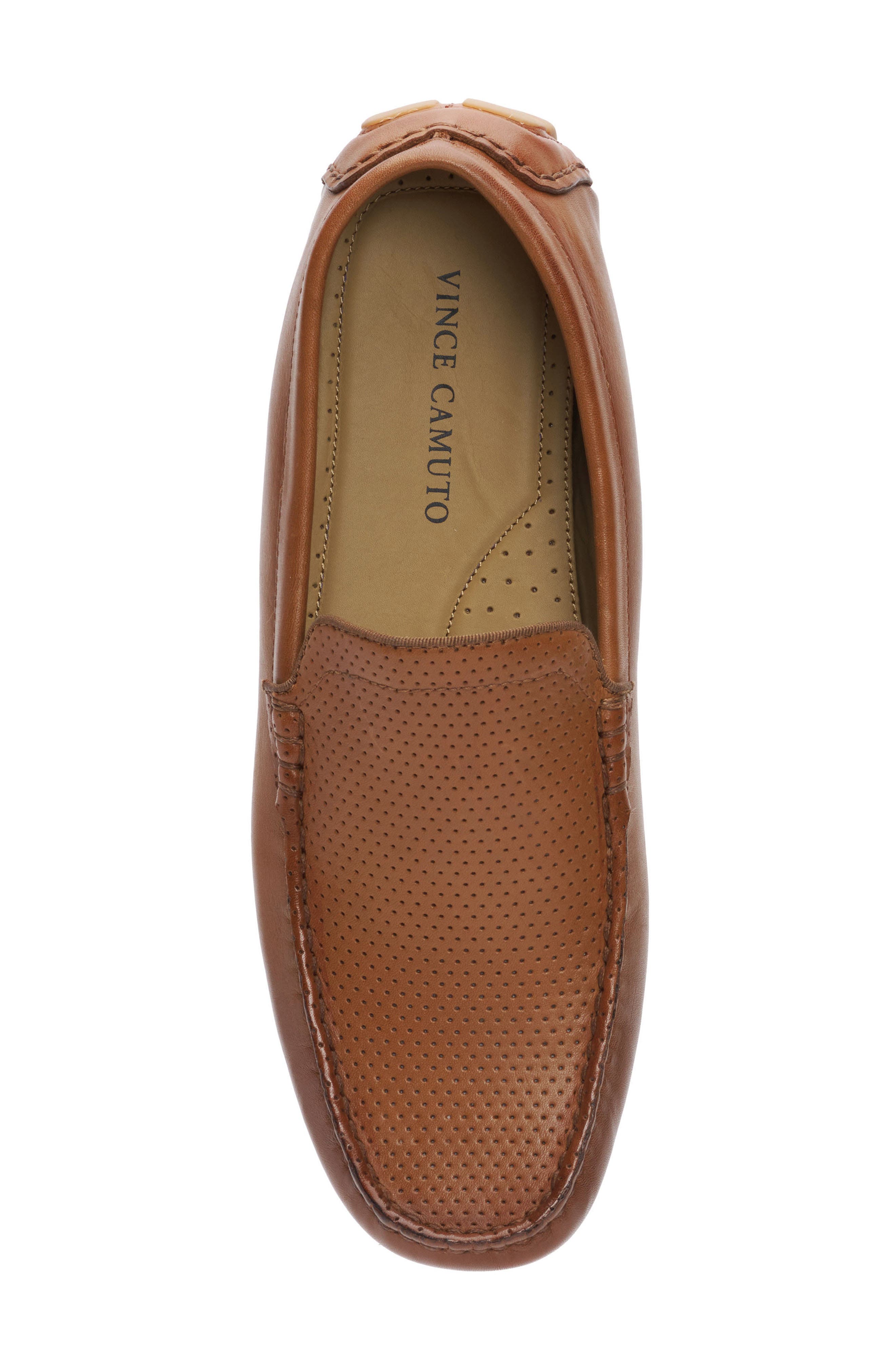 Vince Camuto Eadric Leather Loafer, Alternate, color, Dkbrown 02