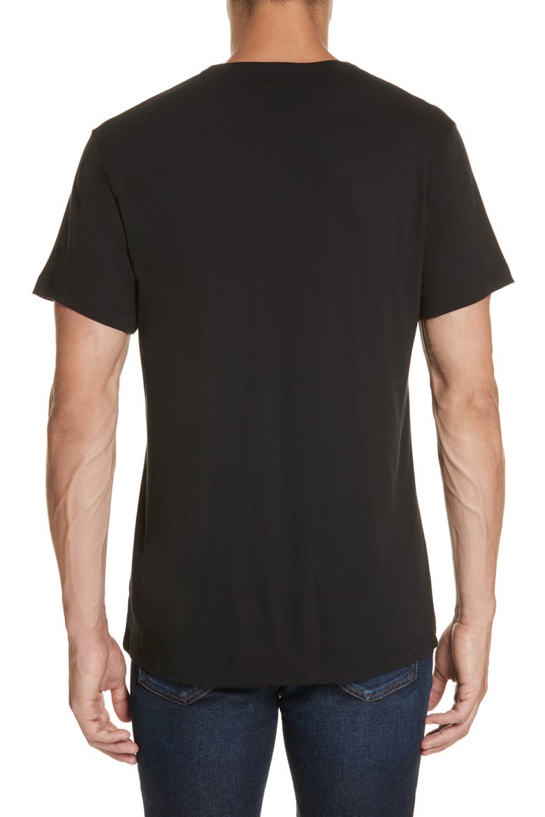 Slim Fit Crewneck T-Shirt, Alternate, color, BLACK