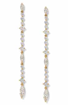 Nadri Cassi Cubic Zirconia Linear Drop Earrings