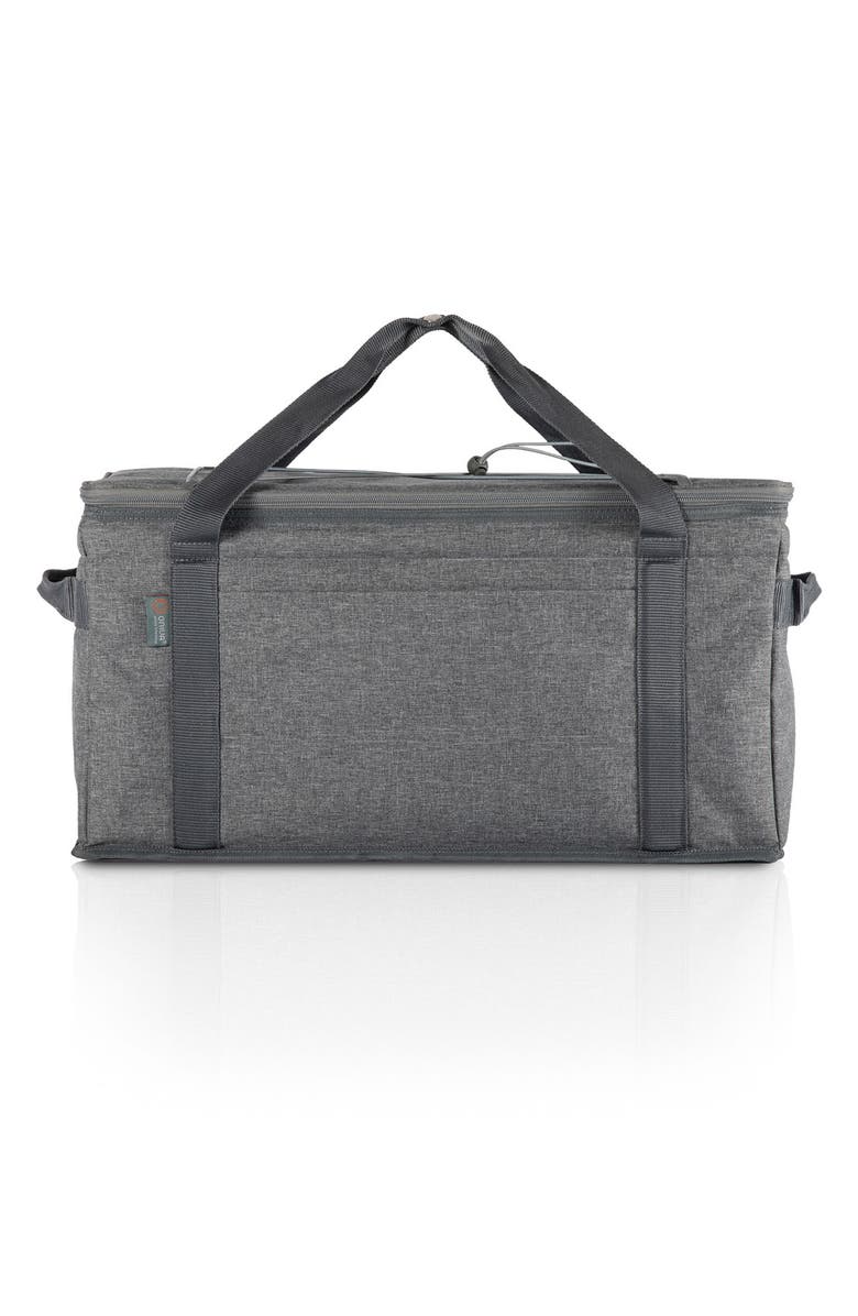 Picnic Time 64 Can Collapsible Cooler, Main, color, Heathered Gray