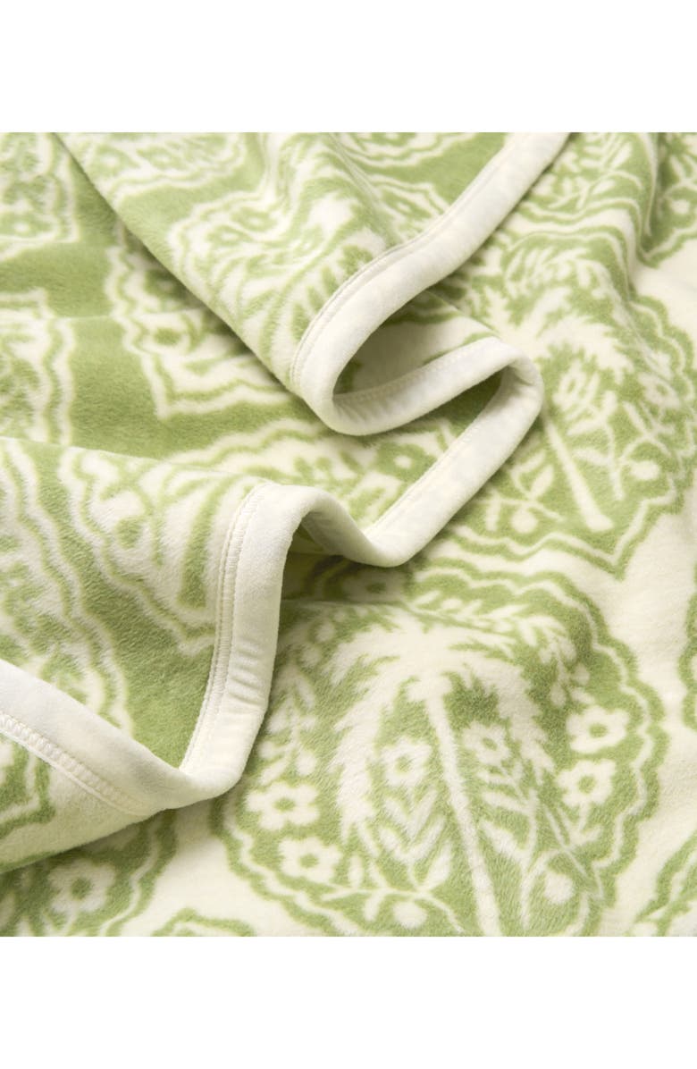 ChappyWrap Carolina Palms Throw Blanket, Alternate, color, Green