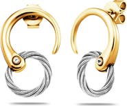 CHARRIOL Zen Round Earrings