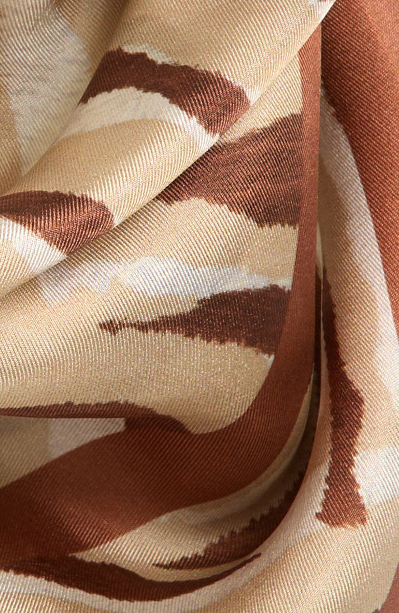 Nordstrom Print Silk Square Scarf, Alternate, color, 