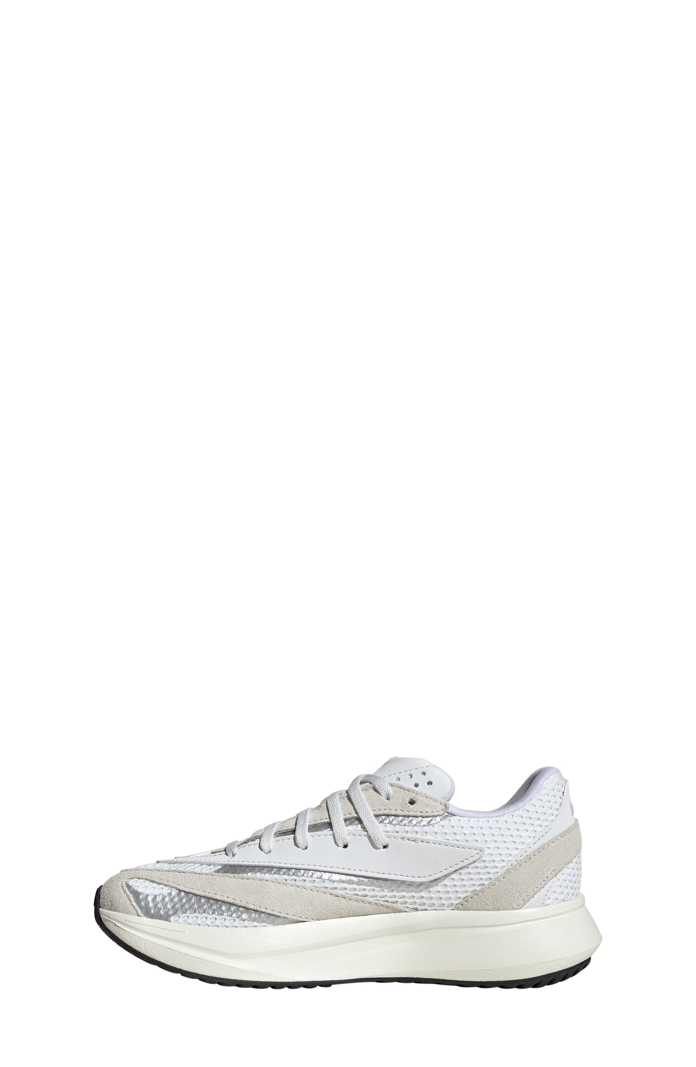 adidas Kids
 Lightblaze Sneaker, Alternate, color, Crystal White/ White/ Silver