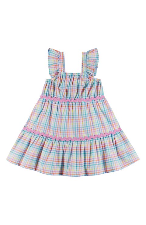 Kids' Plaid Tiered Dress (Toddler & Little Kid)