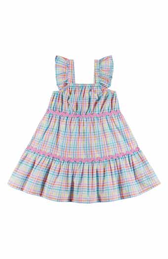 Andy & Evan Kids' Plaid Tiered Dress