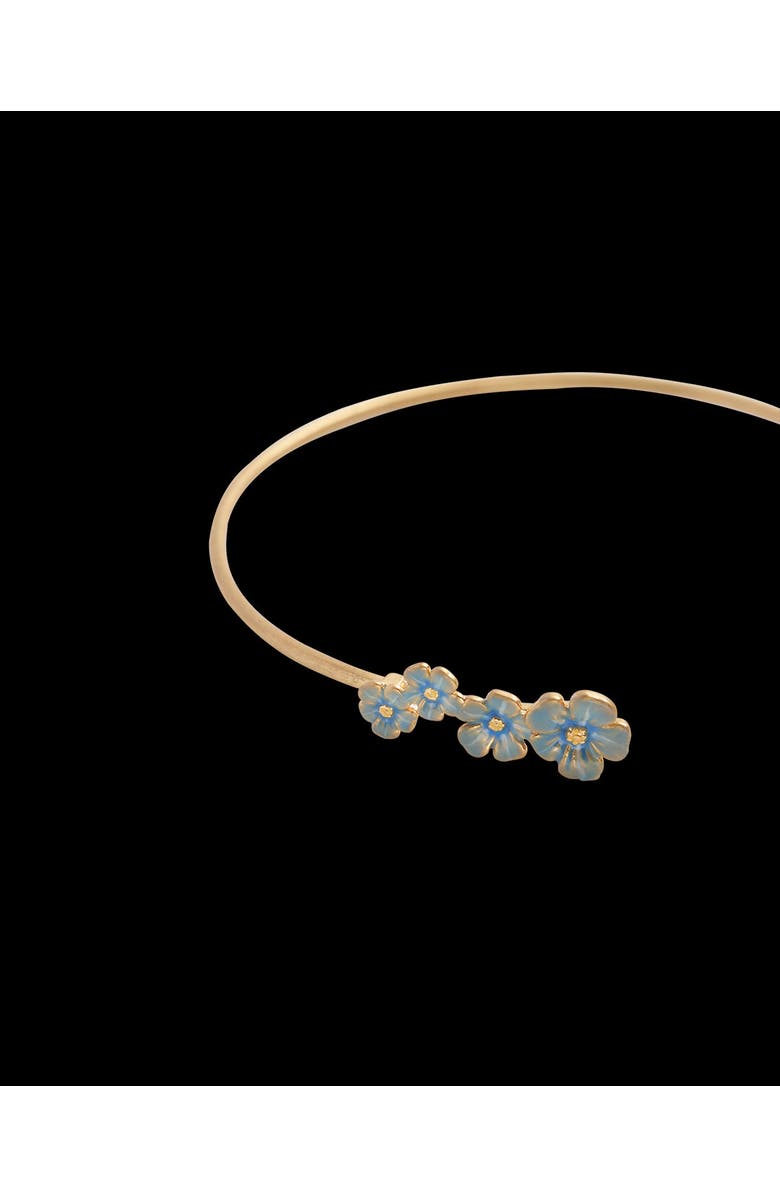 Fable England Forget-Me-Not Bangle, Alternate, color, Blue & Gold