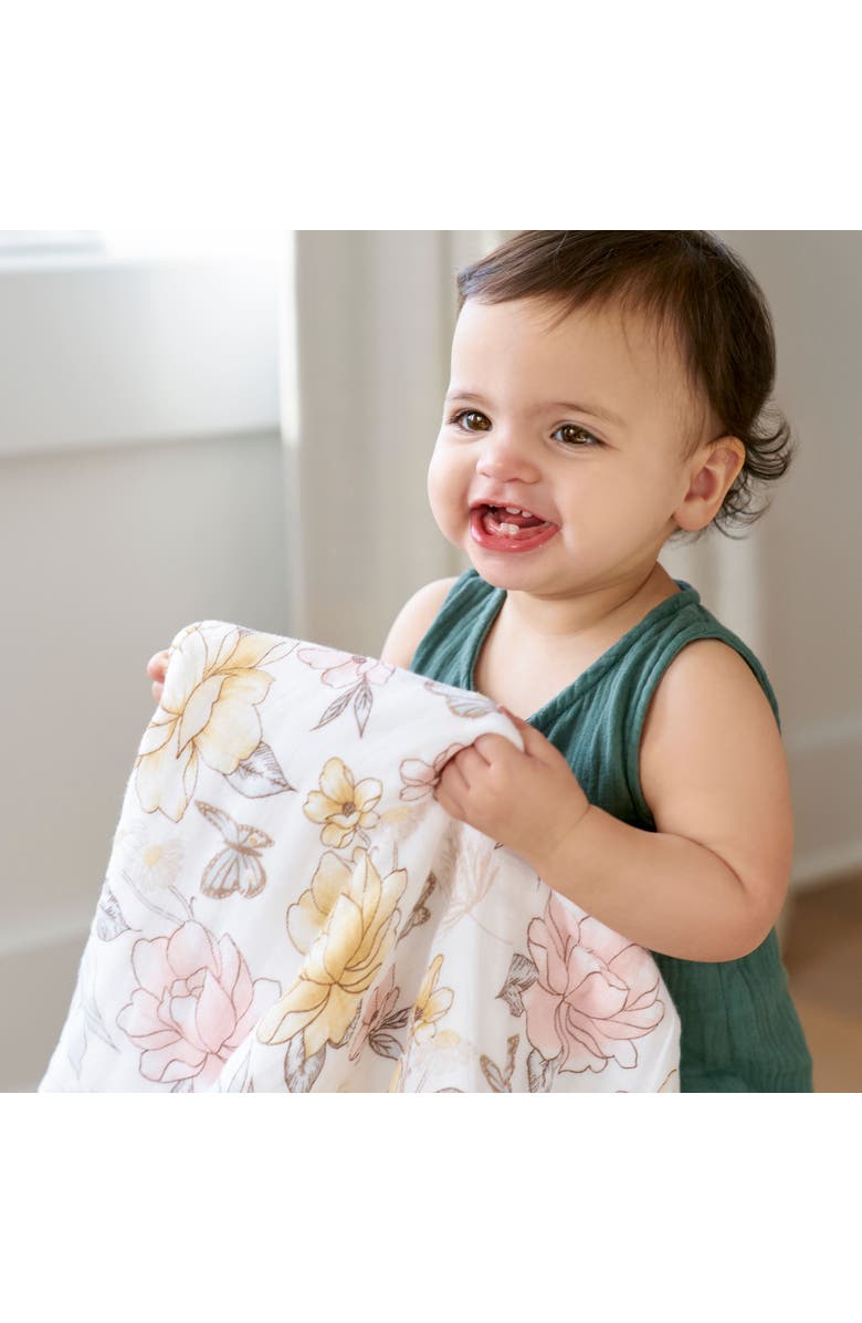 aden + anais Boutique 100% Organic Cotton Muslin Baby Blanket, Alternate, color, Earthly