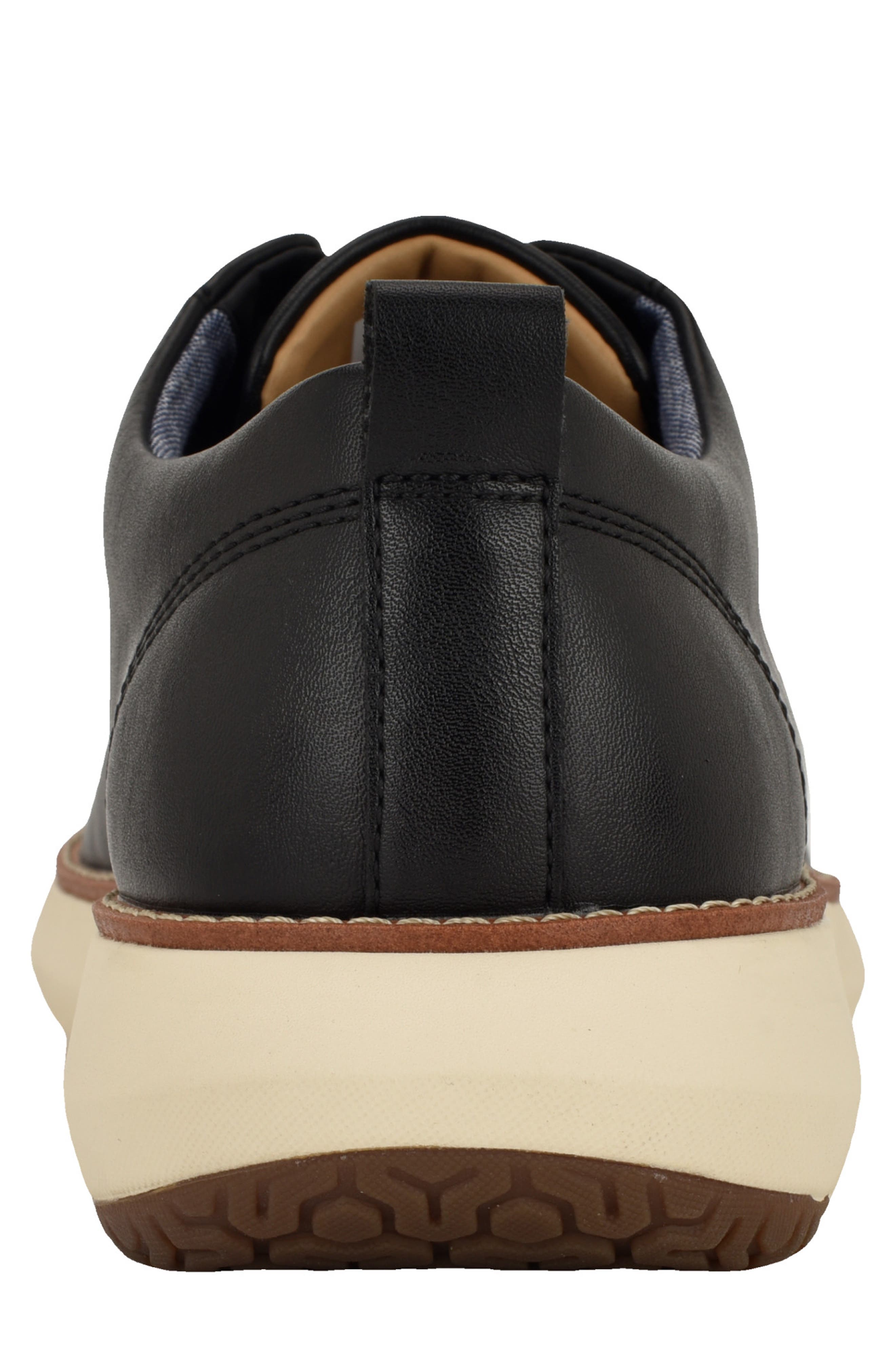 Tommy Hilfiger Fader Faux Leather Cap Toe Derby, Alternate, color, Black