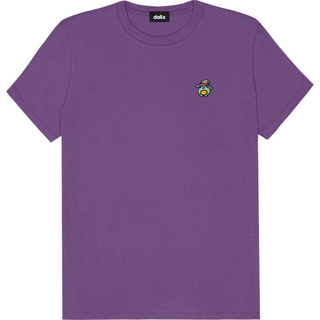 Dalix Sorcerer Frog Tee In Purple