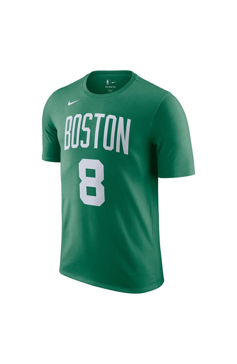 Nike Men's Nike Kristaps Porzingis Kelly Green Boston Celtics Icon Edition Name & Number T-Shirt, Alternate, color, 