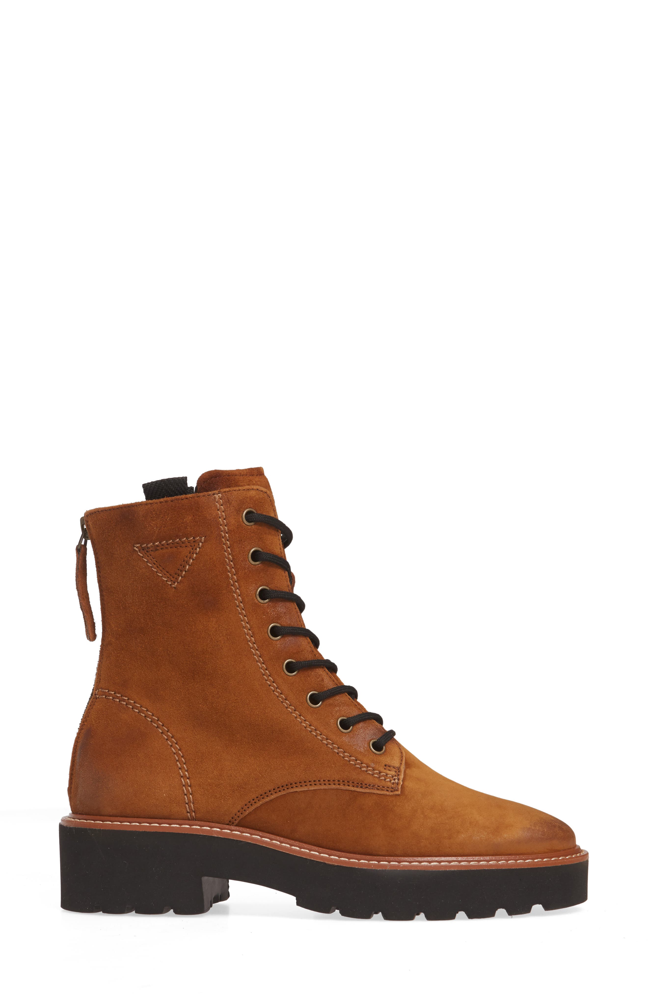 Paul Green Boone Combat Boot, Alternate, color, 
