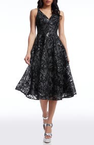 Dress the Population Elisa Sequin Fit & Flare Cocktail Dress