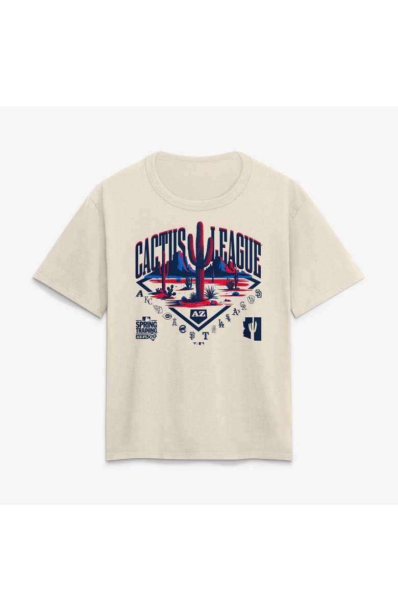 FANATICS Women's Fanatics Cream 2026 Spring Training Cactus League Relaxed Hip Legacy T-Shirt, Main, color, Cream