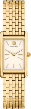 Tory Burch The Eleanor Slim Tank Bracelet Watch, 20mm x 34mm