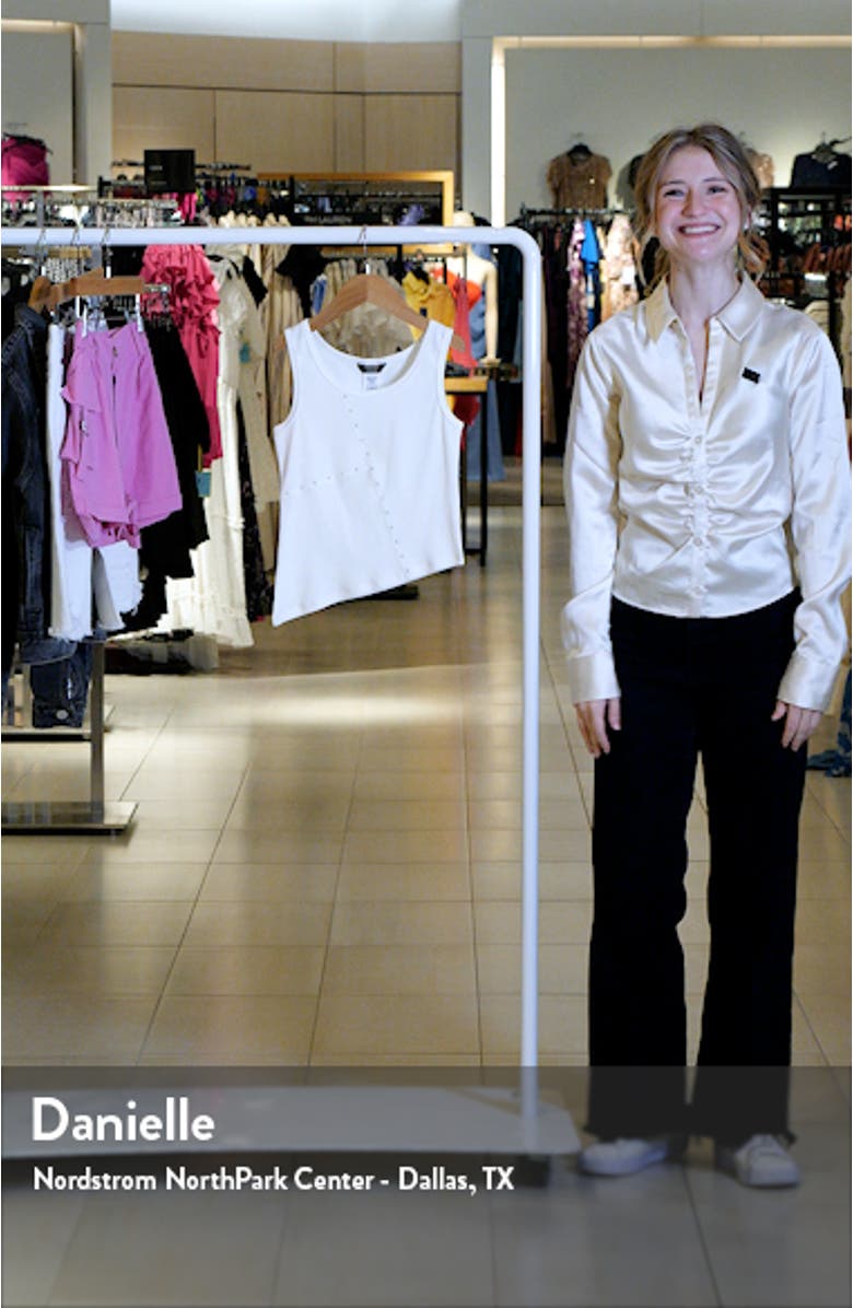 Kids' Rib Stud Accent Cotton Tank, sales video thumbnail