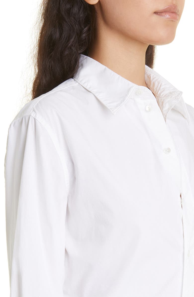 Nili Lotan Raphael Poplin Shirt, Alternate, color, White