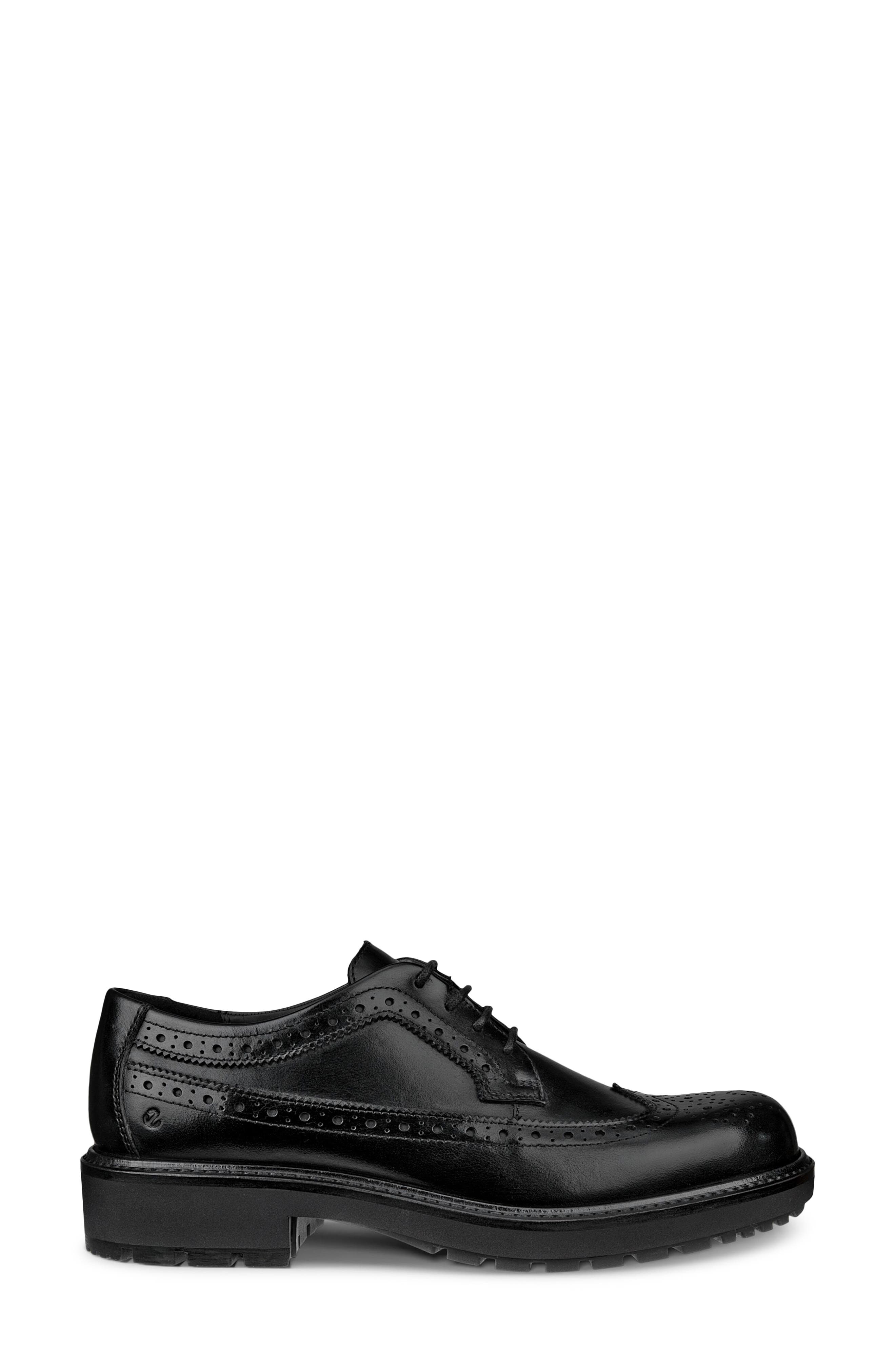 ECCO Metropole Oslo Brogue Wingtip, Alternate, color, Black
