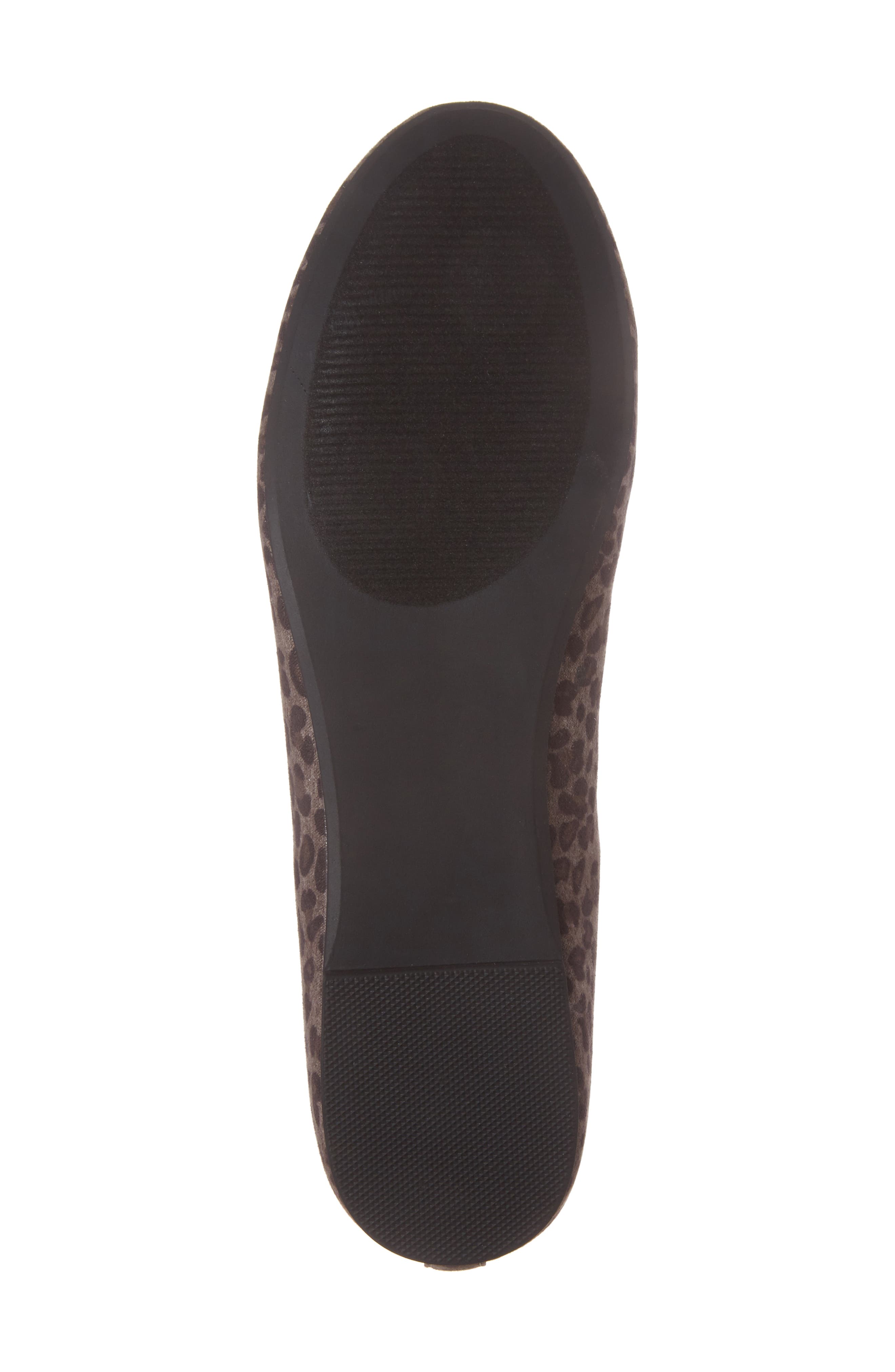 Tallye Ballet Flat, Alternate, color, BLACK LEOPARD FABRIC