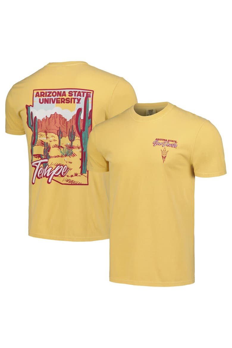 Unisex Gold Arizona State Sun Devils Hyper Local Cactus State T-Shirt, Main, color, Gold