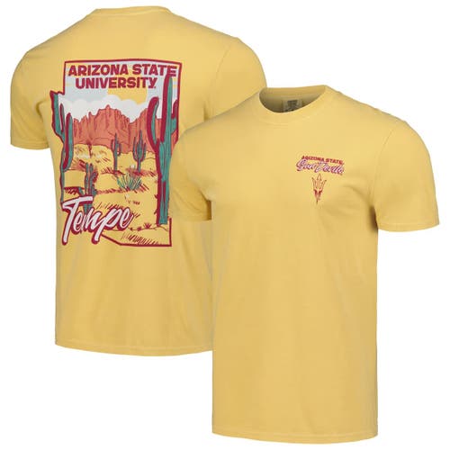 Image One Unisex Gold Arizona State Sun Devils Hyper Local Cactus State T-shirt In Yellow