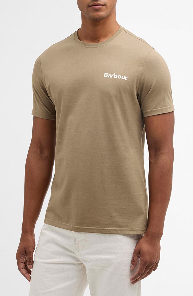 Barbour Camber Graphic T-Shirt, Main, color, Grey Olive