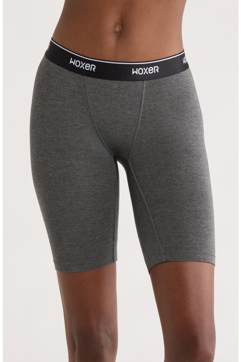 Biker Ultra-Soft 9-Inch Boxer Briefs, Main, color, CHARCOAL HEATHER 2.0