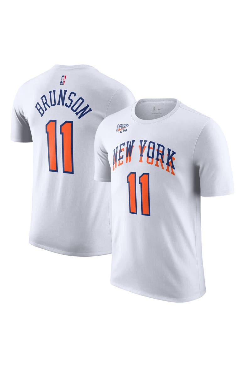 Nike Men's Nike Jalen Brunson White New York Knicks 2024/25 City