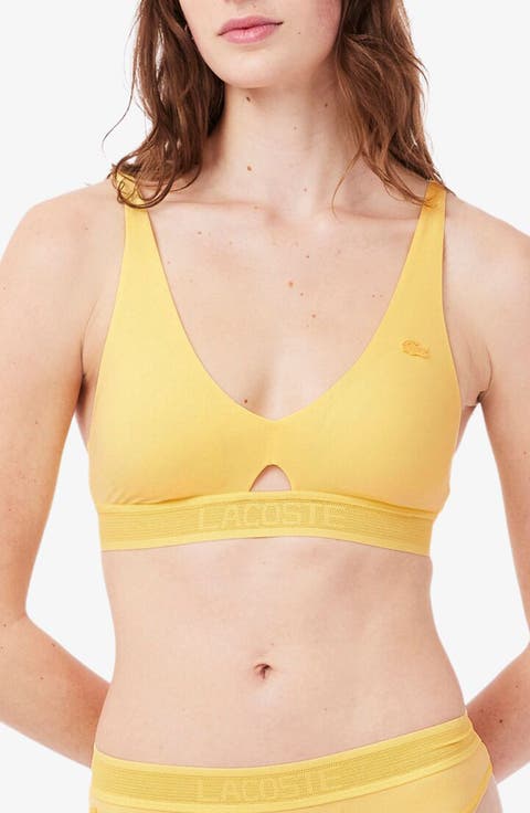 Cutout Wireless Microfiber Bra