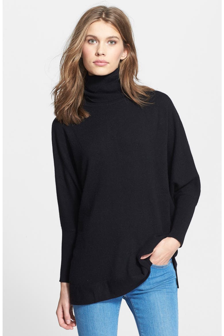 'Fidelle' Wool & Cashmere Sweater, Main, color, CAVIAR