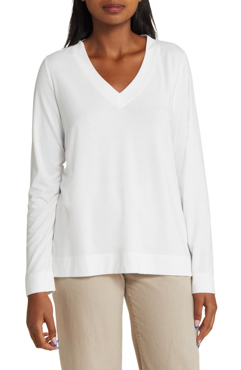 Tommy Bahama Kauai Long Sleeve T-Shirt, Main, color, White