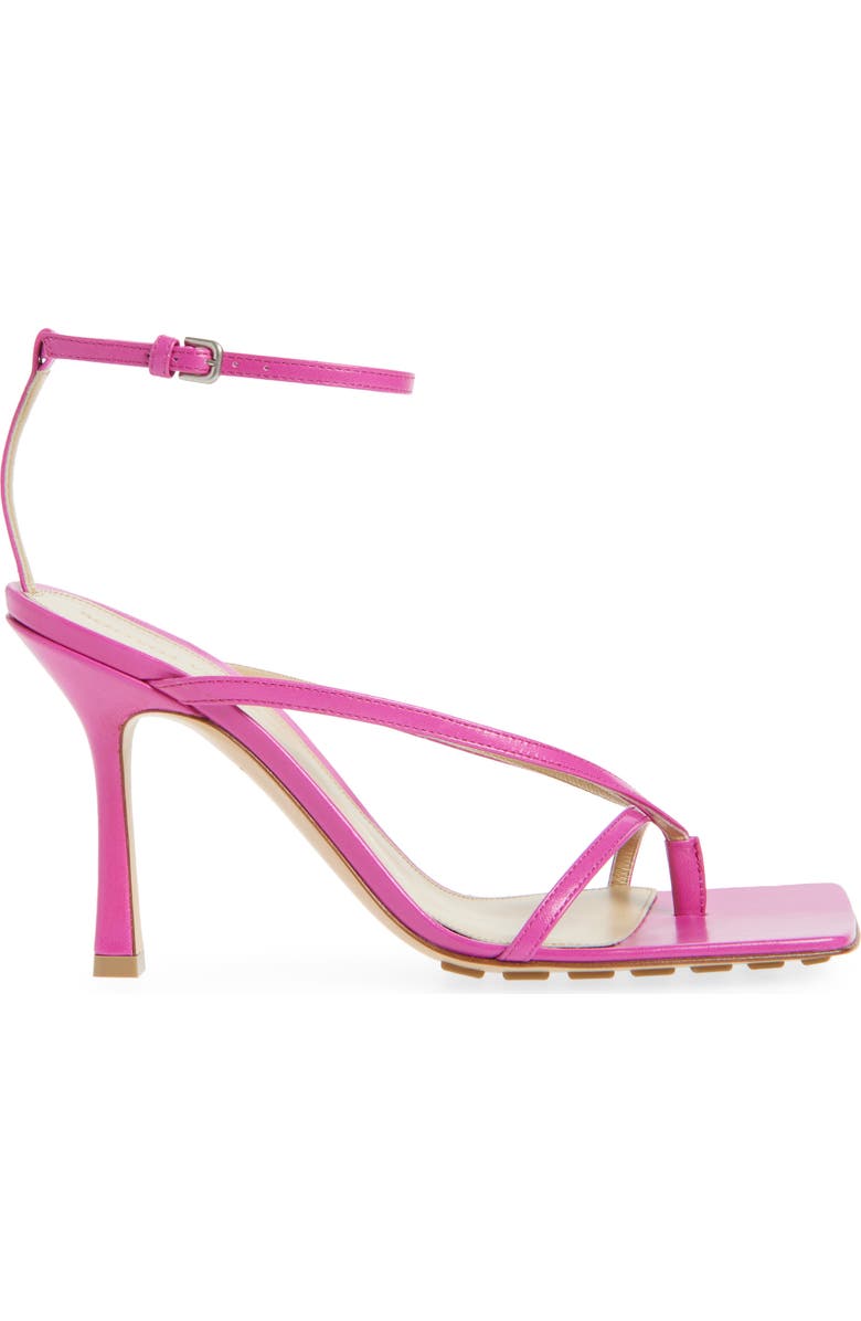 Bottega Veneta Ankle Strap Sandal, Alternate, color, Hollyhock